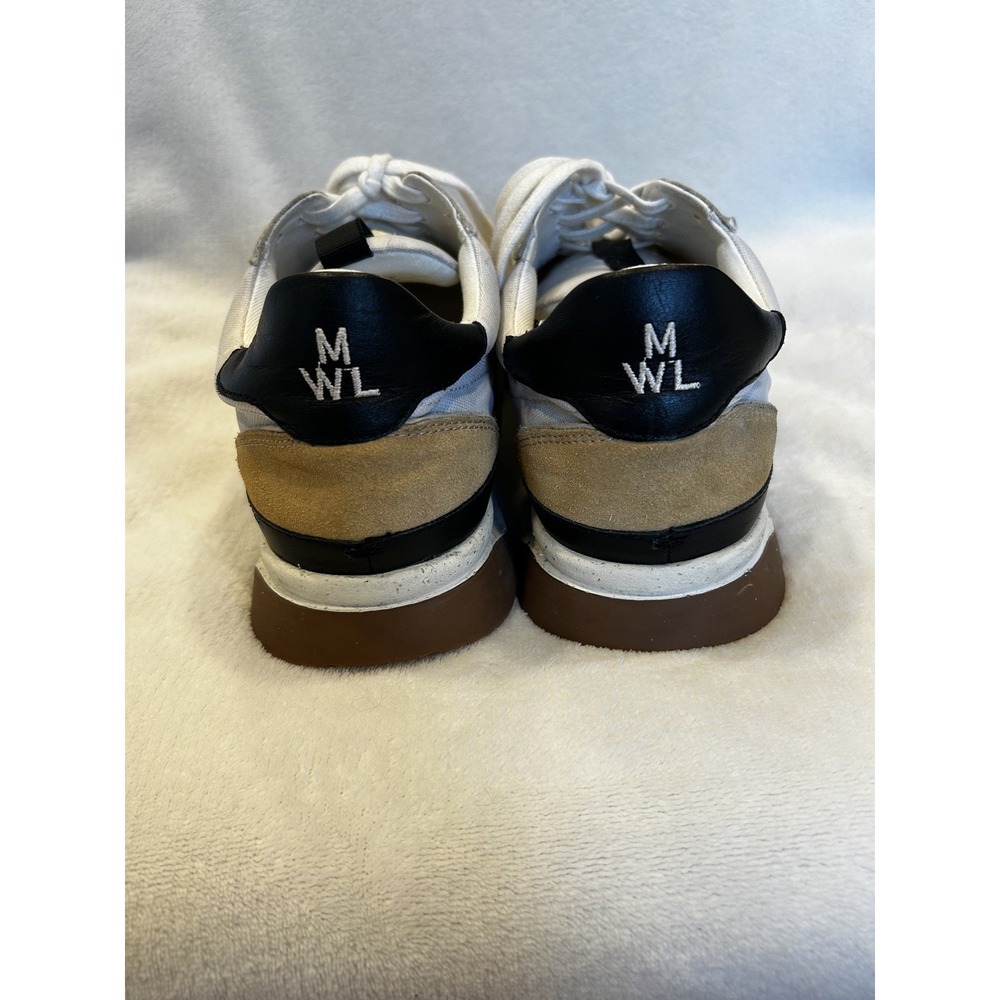 Madewell Kickoff Trainer Sneakers Canvas and Suede Mens 7 Womens‎ 8.5 MD821 - Picture 3 of 9